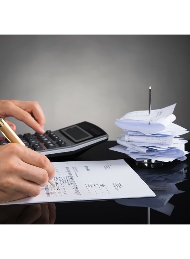 طقم حامل فواتير للمطاعم – 2 مسار سحب بطول 30 سم و 2 سبايك فواتير بارتفاع 14 سم | حامل طلبات مطاعم، منظم فواتير، مجرى فواتير للمطبخ والمقاهي والفنادق - Image 5